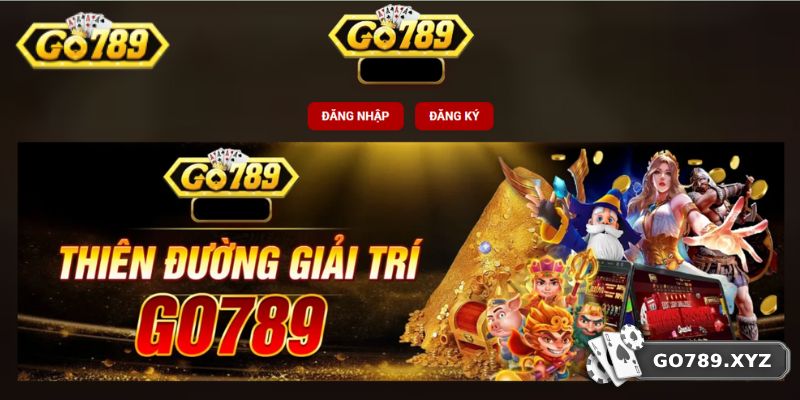 Nút đăng nhập GO789 trên thanh công cụ