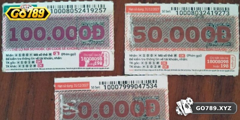 3 Bước Rút Tiền GO789 Nhanh Chóng Nhận Được Ngay Lập Tức 2 Rút tiền GO789 thành thẻ cào điện thoại đơn giản