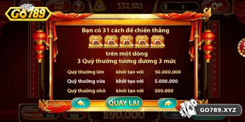 Thủ thuật dễ thắng Nổ hũ thần tài GO789